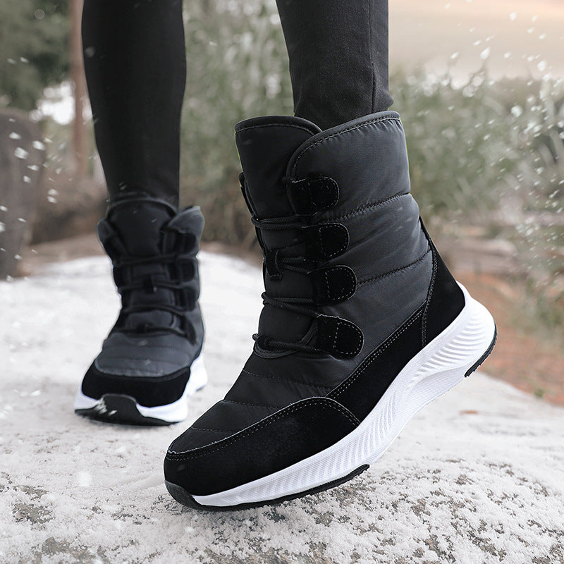 Damen Gefütterte Stepp‑Winterstiefel mit Isolierung und rutschfester EVA‑Sohle Echo Archiv