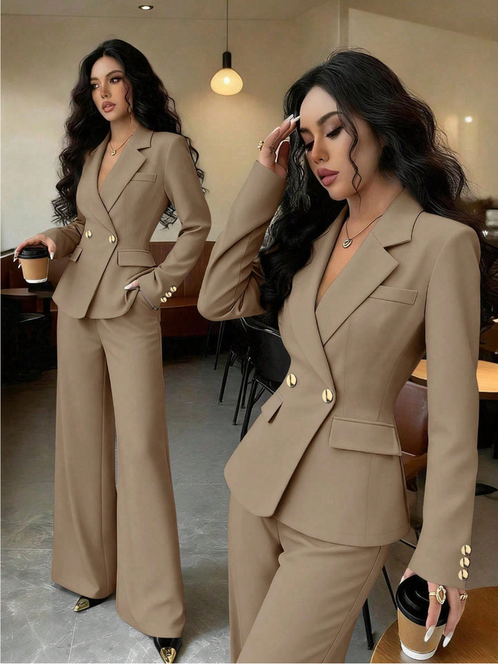 Damen Elegantes Blazer- und Hosen-Set Echo Archiv
