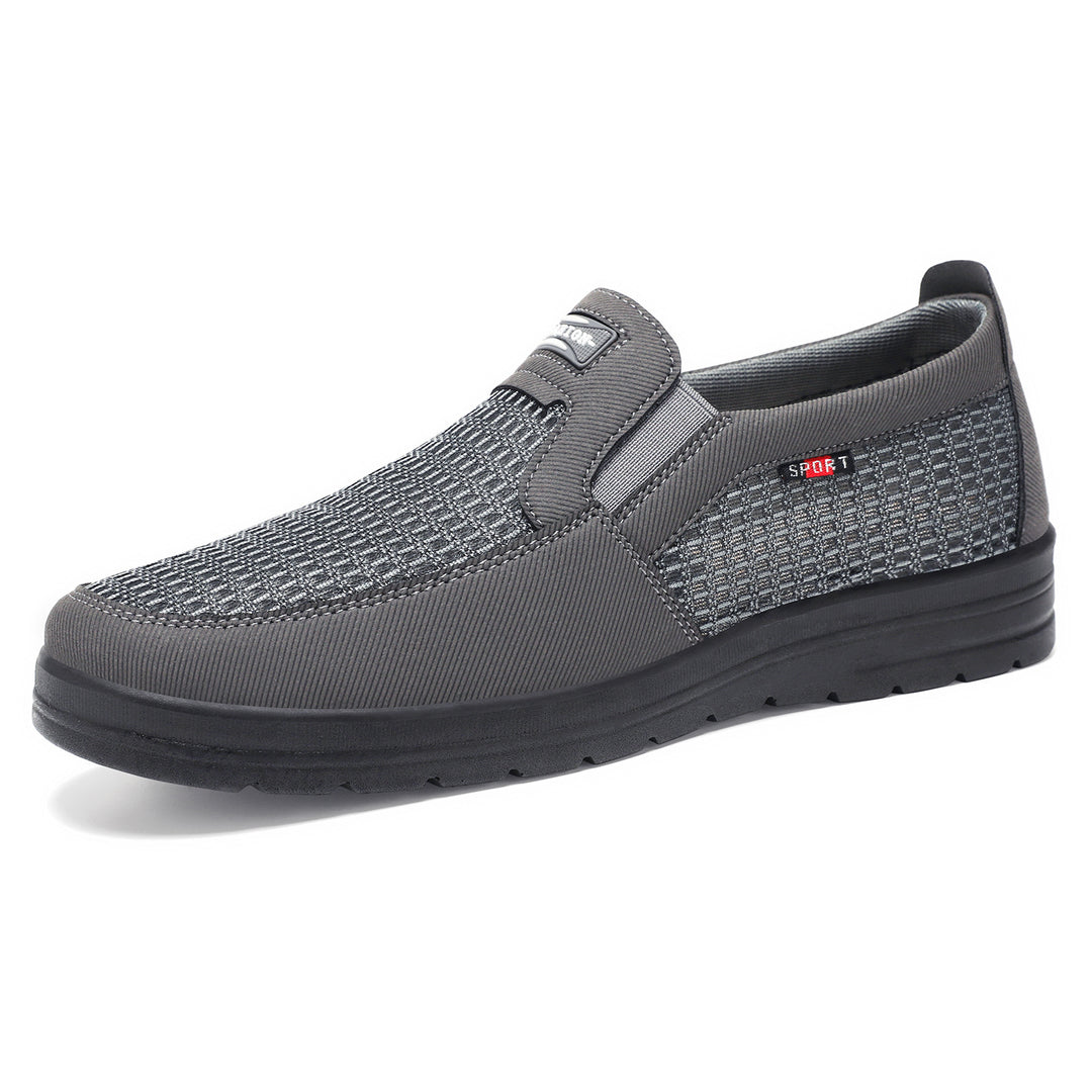 Herren nan atmungsaktiver Slip-On Freizeitschuh mit gestricktem Obermaterial, elastischem Einstieg und stoßdämpfender EVA-Sohle Echo Archiv
