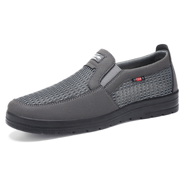 Herren nan atmungsaktiver Slip-On Freizeitschuh mit gestricktem Obermaterial, elastischem Einstieg und stoßdämpfender EVA-Sohle Echo Archiv