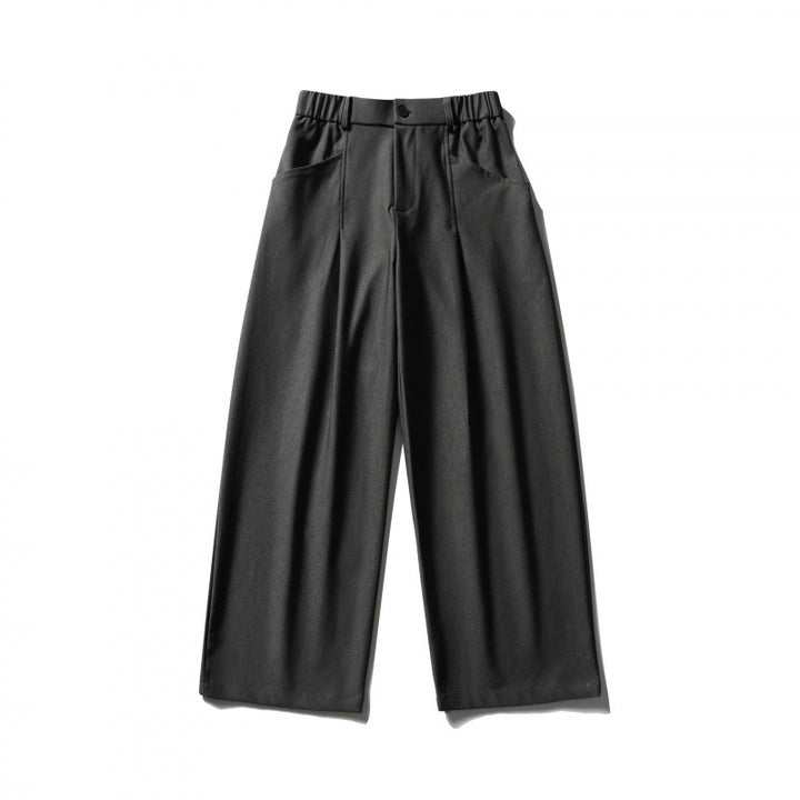Damen Hochtaillierte Culotte‑Hose mit elastischem Rückenteil, soften Twill und dekorativen Vorderfalten Echo Archiv