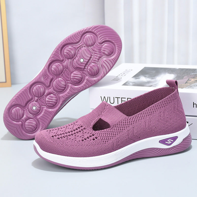 Damen Atmungsaktive Slip-On Sneakers mit elastischem Design Echo Archiv