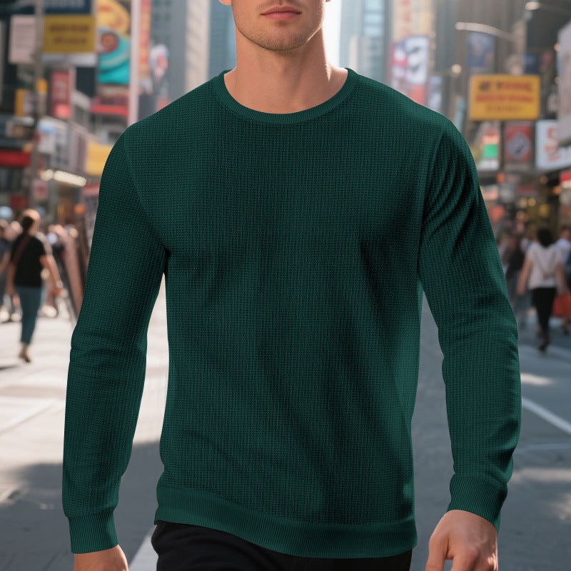 Herren hochwertiger Langarmpullover Echoarchiv
