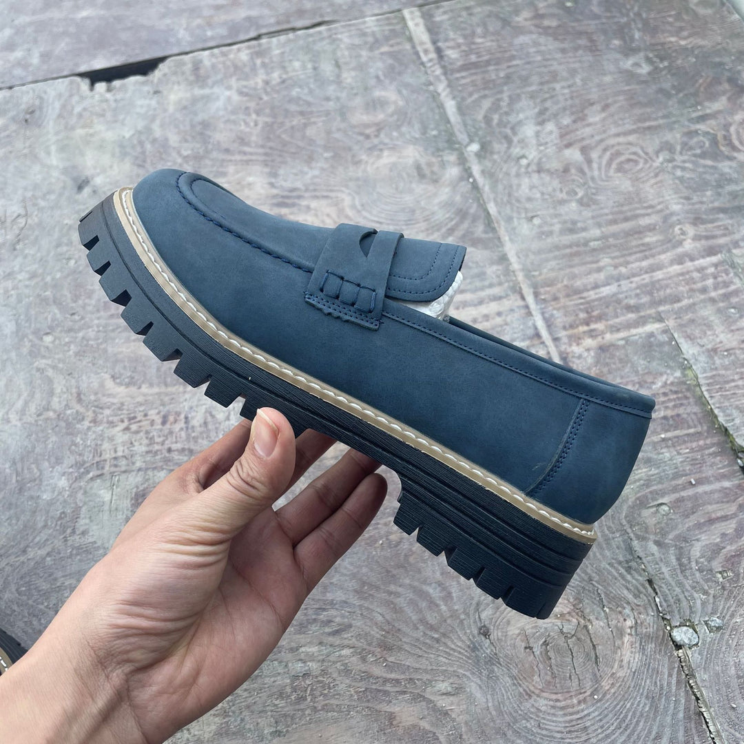 Damen nan Penny-Loafer mit dicker Profilsohle und anatomischer Komfortinnensohle Echo Archiv