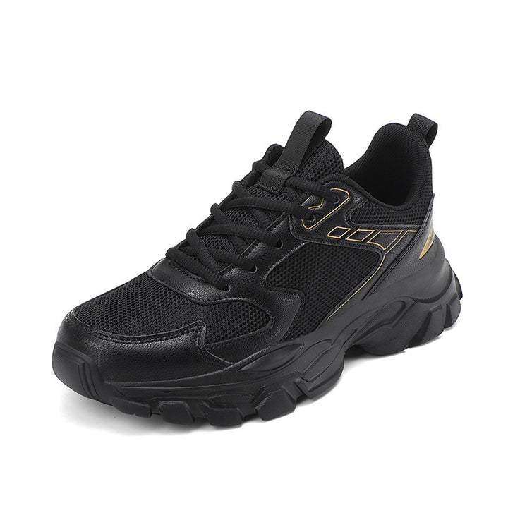 Unisex nan voluminöse Plateau-Sneaker mit atmungsaktivem Mesh, stoßdämpfender Zwischensohle und rutschfester Profilsohle Echo Archiv