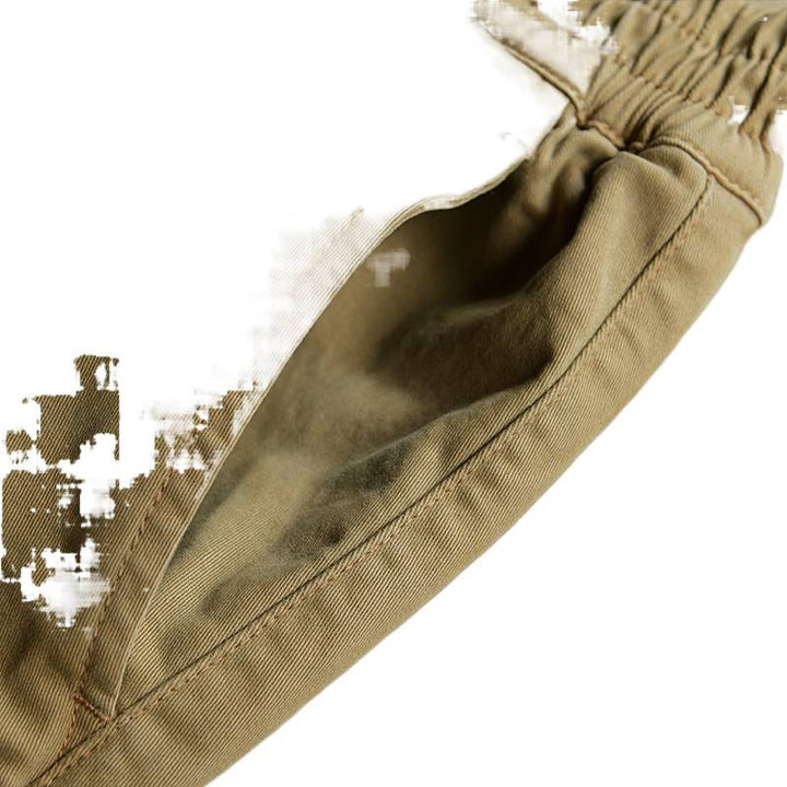 Herren Cargohose mit tapered Bein, elastischem Bund und verstärkten Knieeinsätzen Echoarchiv