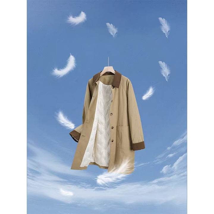 Damen Modischer Oversized Mantel Echoarchiv