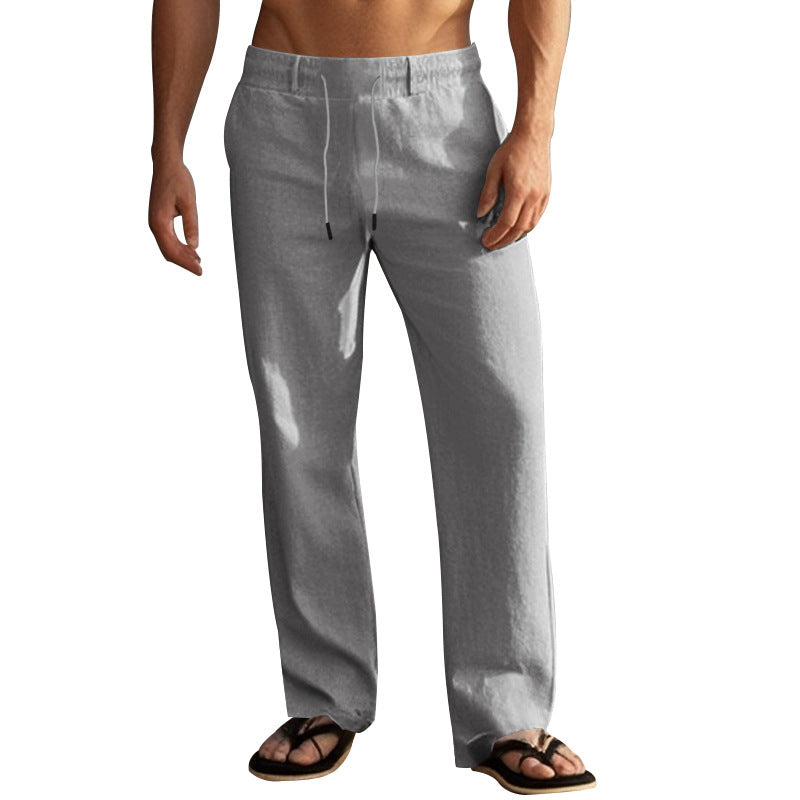 Herren Bequeme Strandhose mit elastischem Bund und praktischen Seitentaschen Echoarchiv