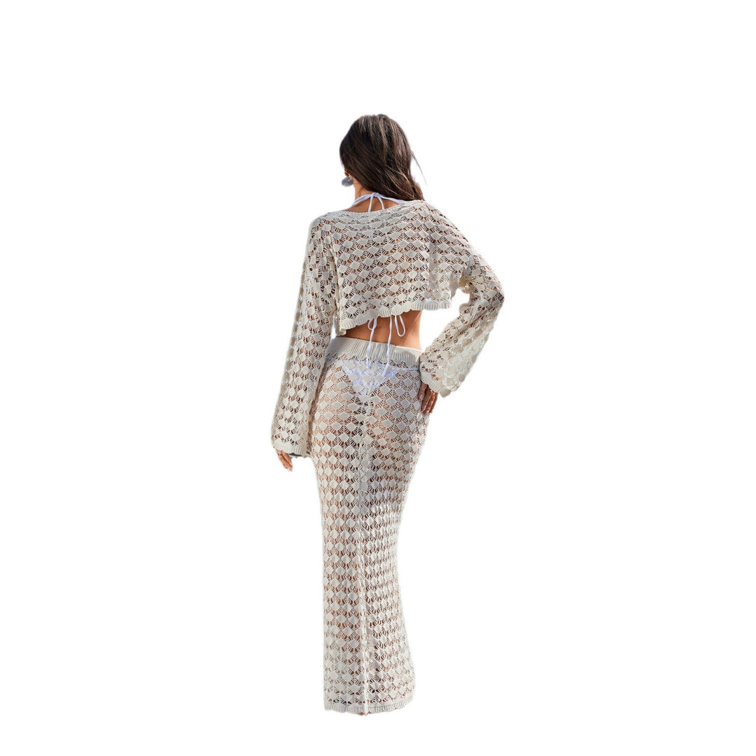 Damen Häkel-Set mit Crop-Top und Maxi-Rock Echo Archiv