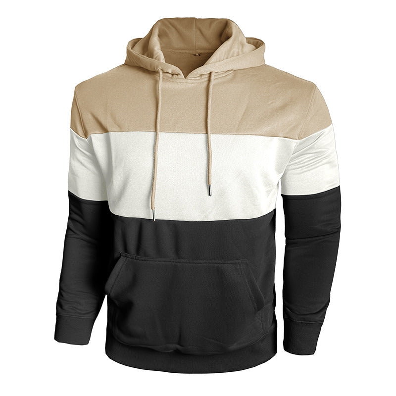 Herren Kapuzenpullover mit blockfarbenem Design Echoarchiv