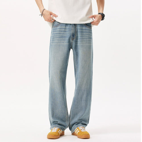 Herren Lässige und bequeme Weitgeschnittene Jeans Echo Archiv