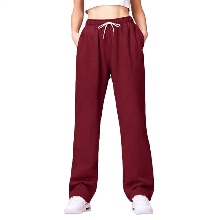 Damen bequeme Sporthose mit elastischem Bund und seitlichen Taschen Echo Archiv