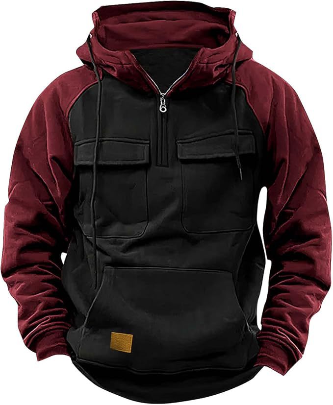 Herren Sportlicher Baumwoll-Hoodie mit Kapuze und praktischen Taschen Echoarchiv