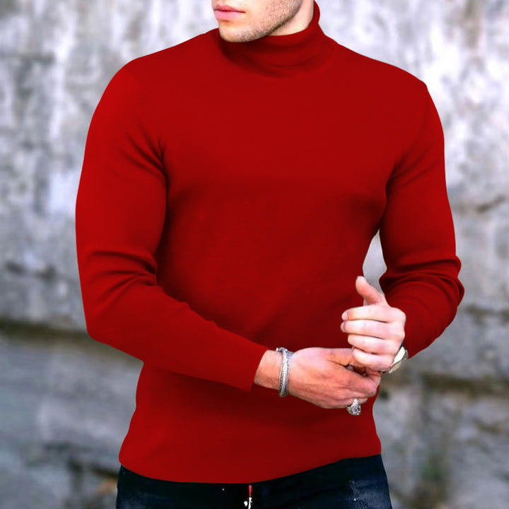 Herren eleganter Rollkragenpullover Echoarchiv