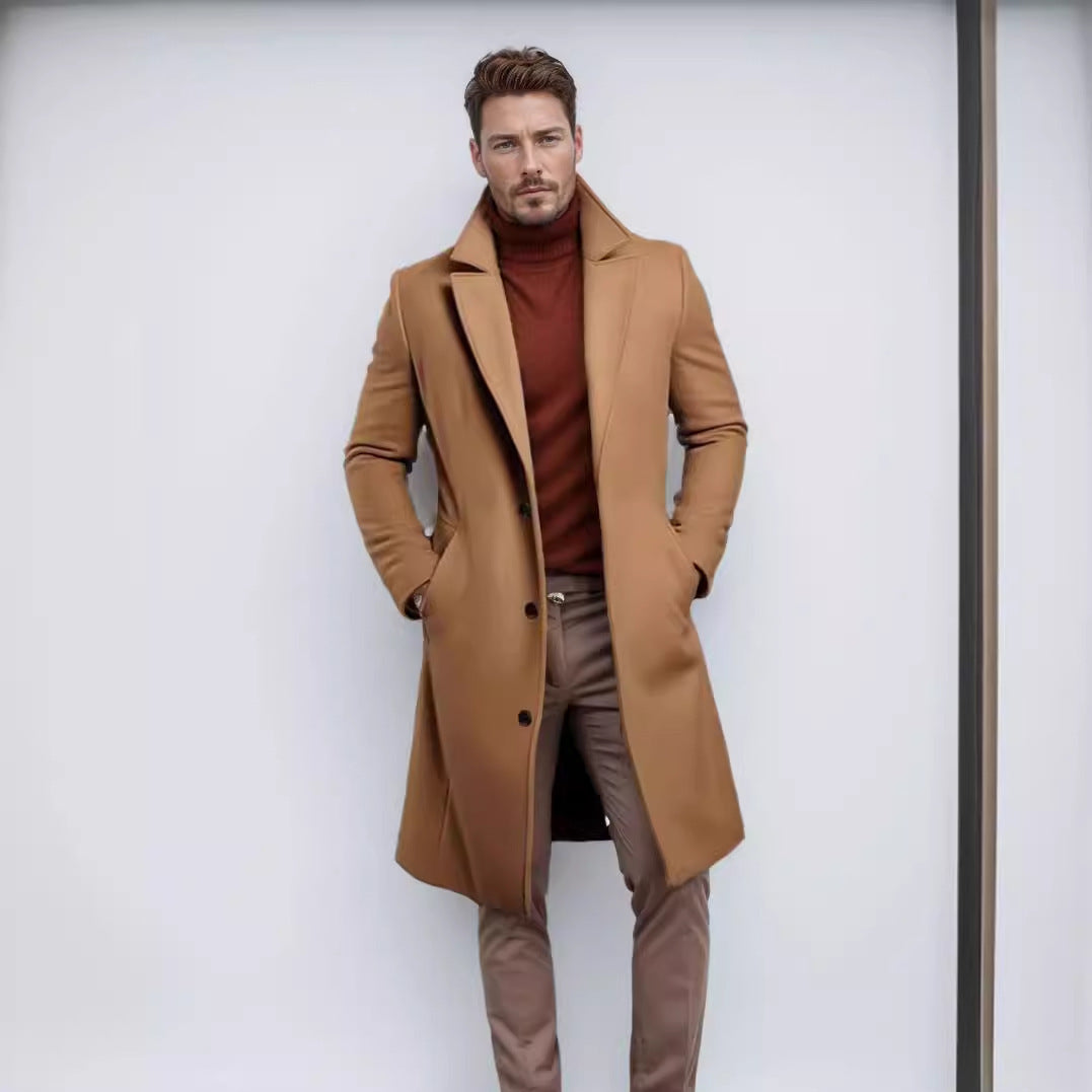 Herren modischer Wintermantel Echoarchiv