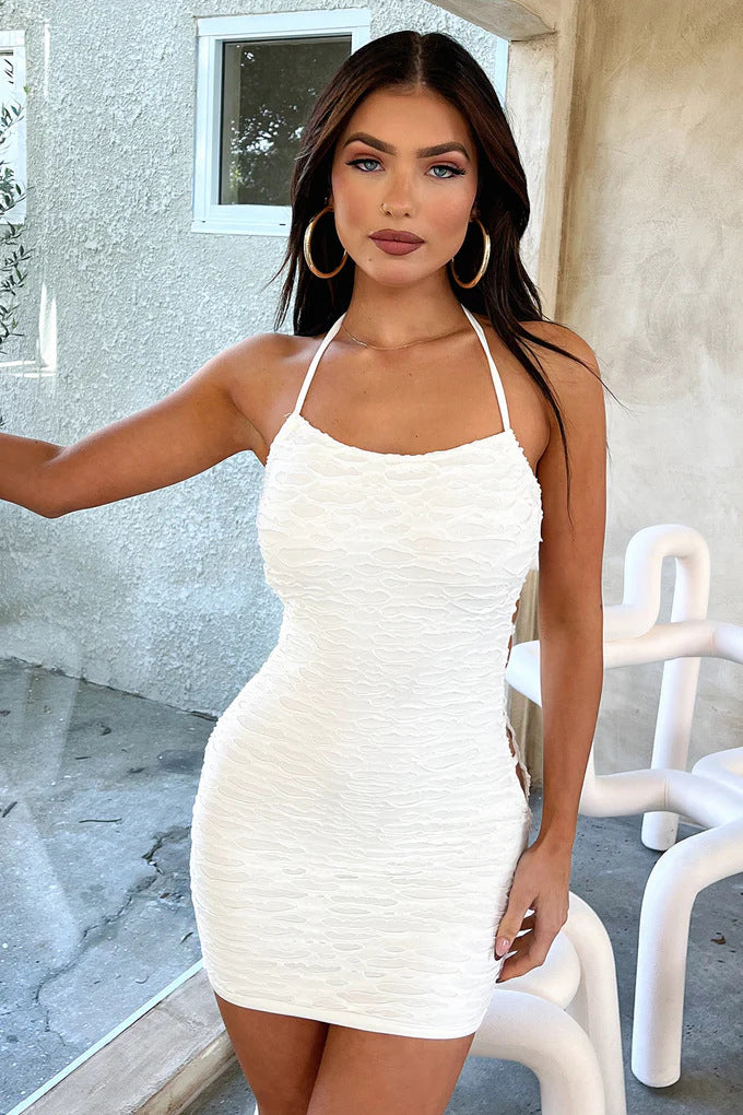 Damen Minikleid mit Raffung und seitlichen Cut-Outs Echo Archiv