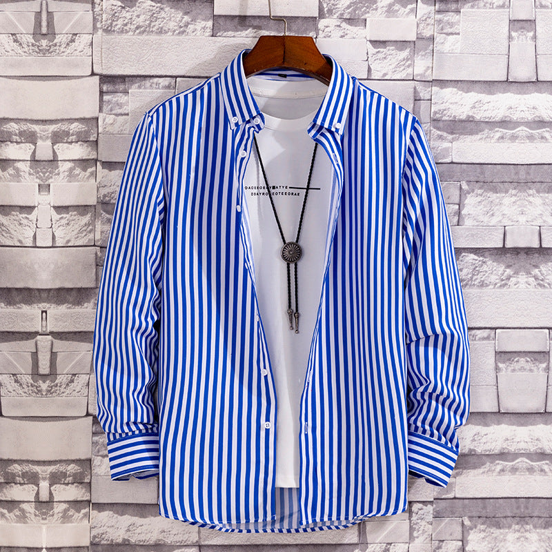 Herren nan lässige Hemdjacke aus leichter Baumwollmischung mit Button-Down-Kragen Echo Archiv
