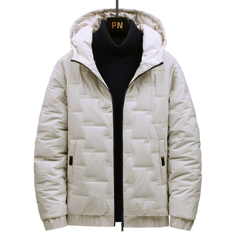 Herren wattierte Kapuzenjacke Echo Archiv