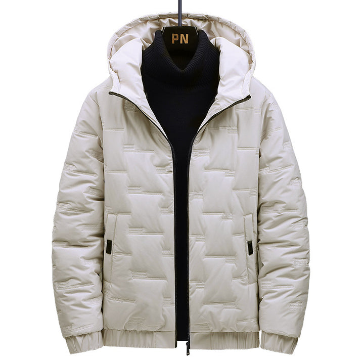 Herren wattierte Kapuzenjacke Echo Archiv