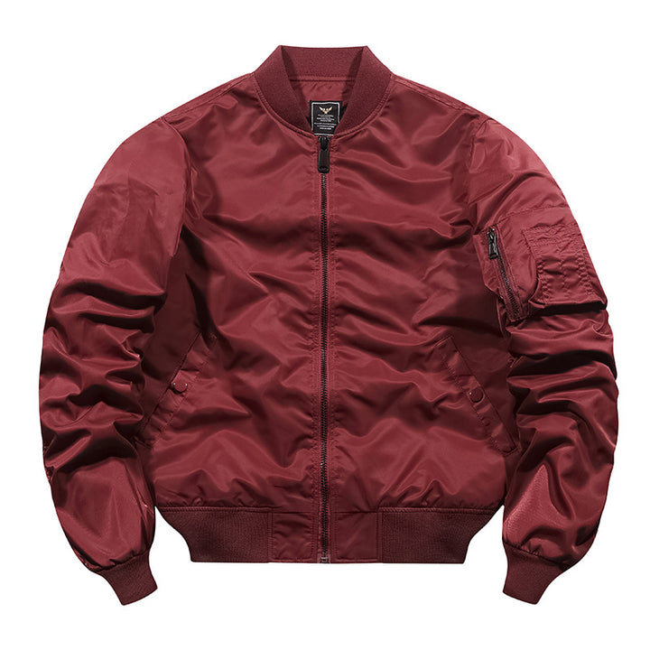 Herren Camouflage-Bomberjacke im Fliegerstil mit Mehrfach-Taschen und Strickbündchen Echoarchiv