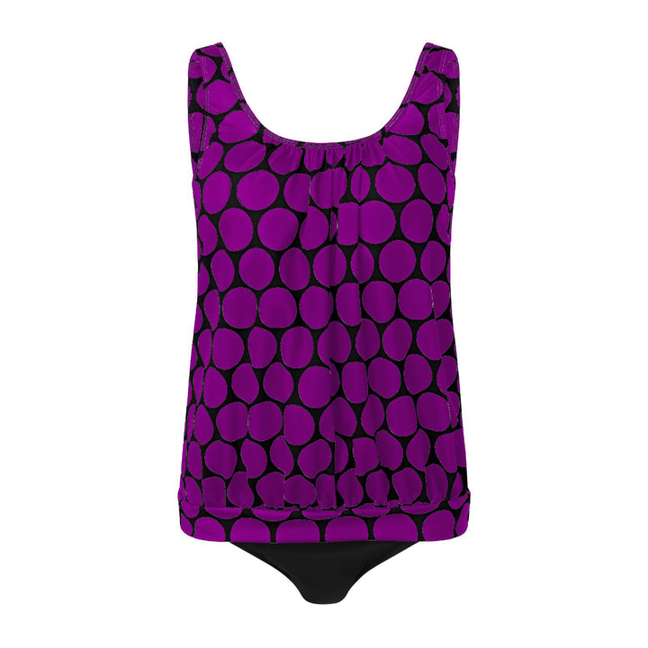 Damen lässiger Tankini mit hoher Taille und elegantem Schnitt Echo Archiv