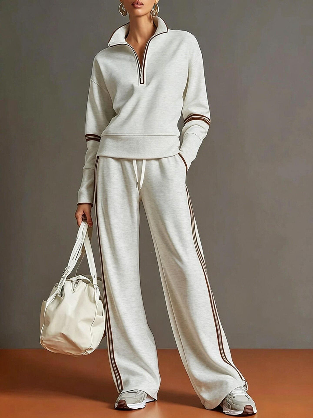Damen Sportliches Oberteil und Hose Set Echo Archiv