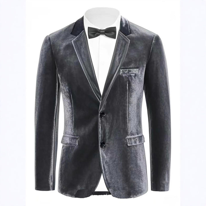 Herren edler Samt Blazer mit Finesse Echoarchiv