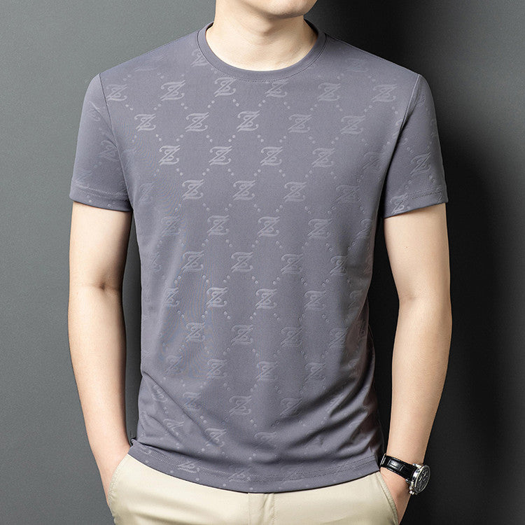 Herren modernes T-Shirt mit stylishen Muster Echoarchiv