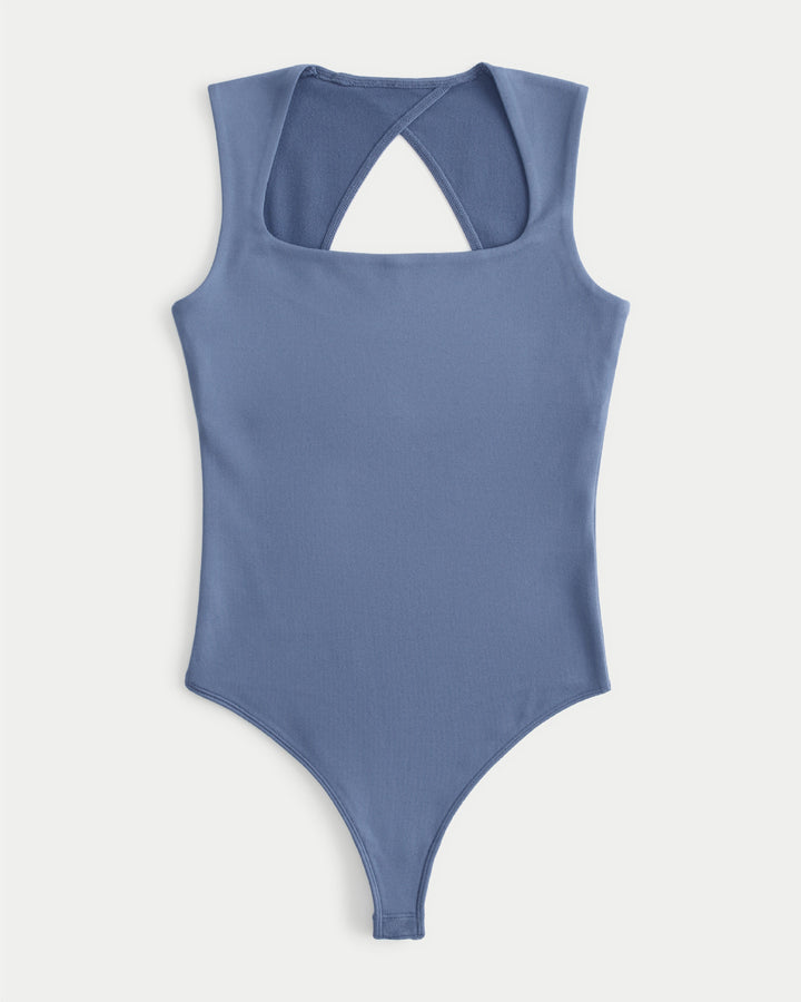 Damen Sportlicher Body mit Kreuzrücken Echo Archiv