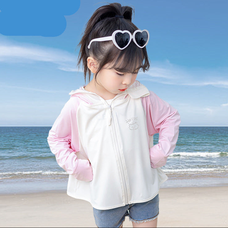 Jungen Outdoor-Schutzjacke mit Kapuze Echo Archiv