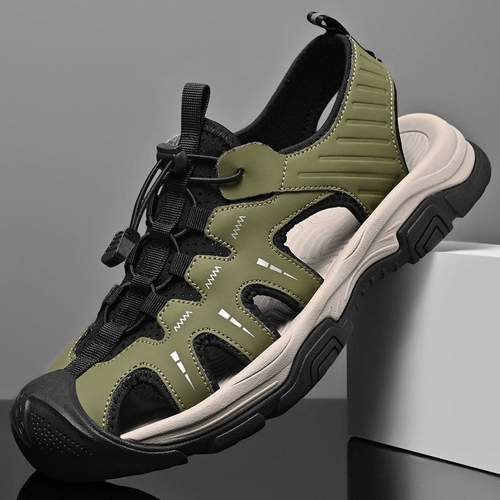 Herren Sportliche Outdoor-Sandalen mit rutschfester Sohle und verstellbarem Riemen Echoarchiv