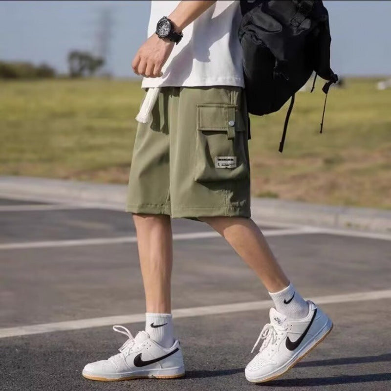 Herren Cargo-Shorts mit multifunktionalen Taschen und elastischem Bund Echoarchiv