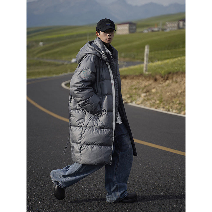 Herren Ultraleichte Daunenjacke mit herausnehmbarem Innenfutter Echoarchiv