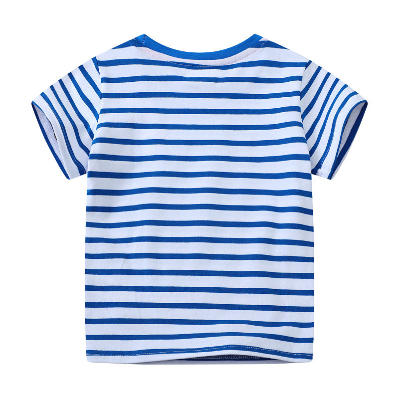 Jungen T-Shirt mit verspieltem Baustellenmotiv Echo Archiv