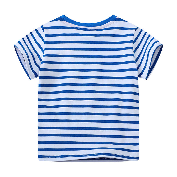 Jungen T-Shirt mit verspieltem Baustellenmotiv Echo Archiv