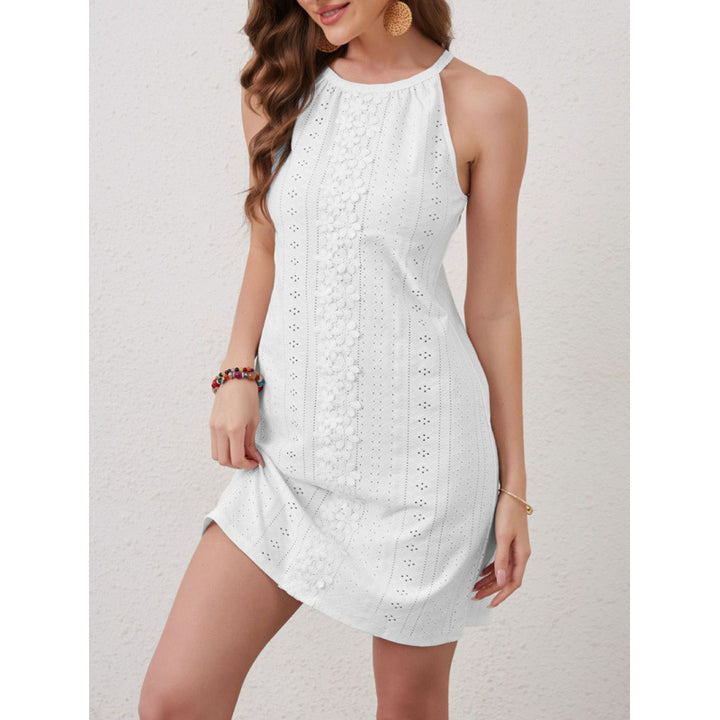 Damen Sommerkleid mit elegantem Cut-Out-Design und floraler Stickerei Echo Archiv