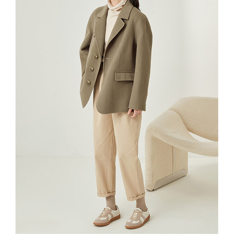 Damen Elegante und bequeme Wolljacke Echoarchiv