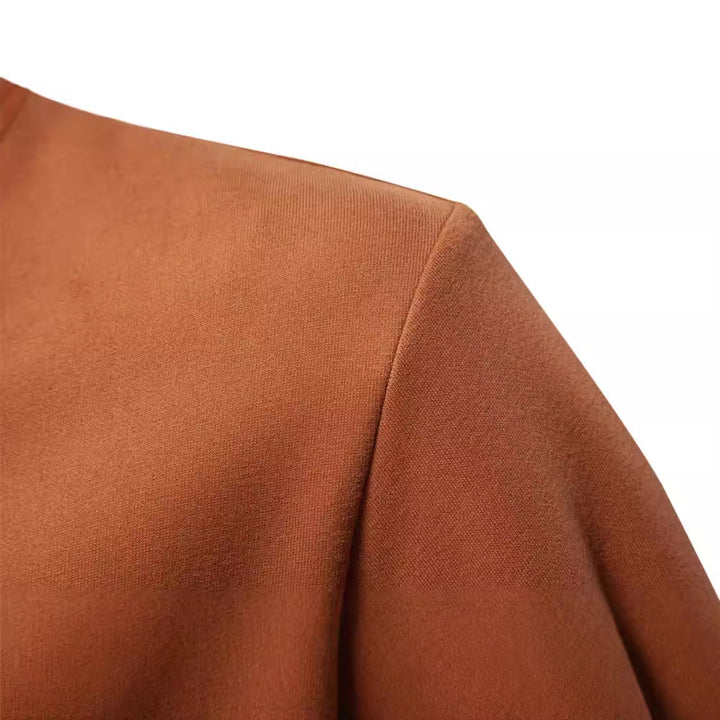 Herren Sportlicher Stehkragenpullover Echoarchiv