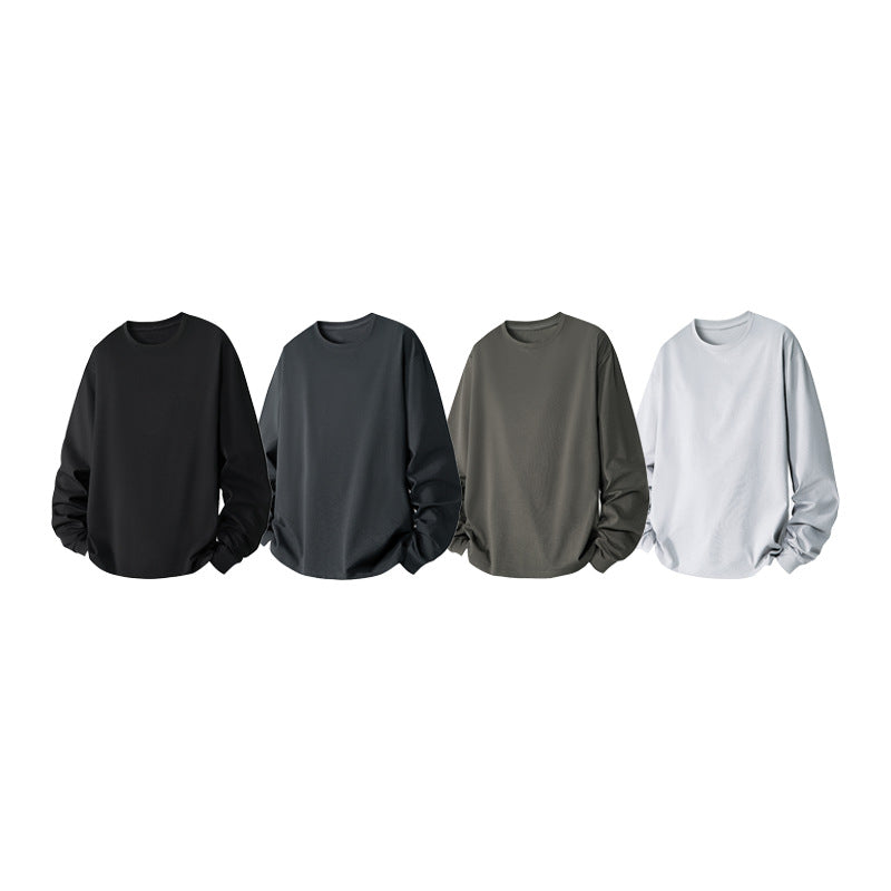Herren Oversize-Sweatshirt aus Baumwollmix mit Rundhalsausschnitt und gerippten Bündchen Echo Archiv