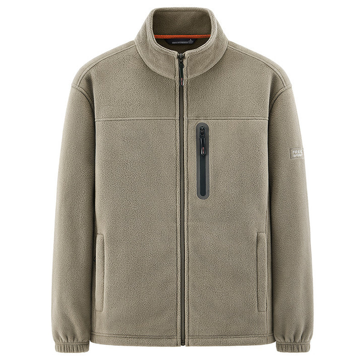 Herren Isolierende Mikrofleece-Funktionsjacke mit wasserdichter Brusttasche und Stehkragen Echo Archiv