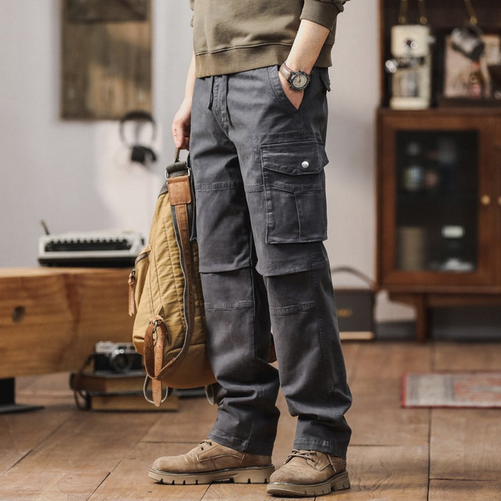 Herren Cargo-Hose mit verstärkten Kniepartien und Multifachtaschen Echo Archiv