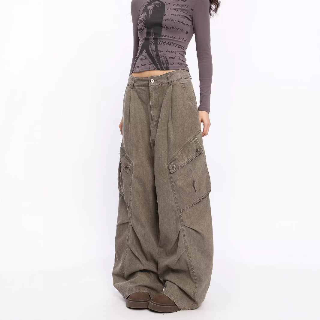 Damen Übergrößen Cargo-Jeans Echoarchiv