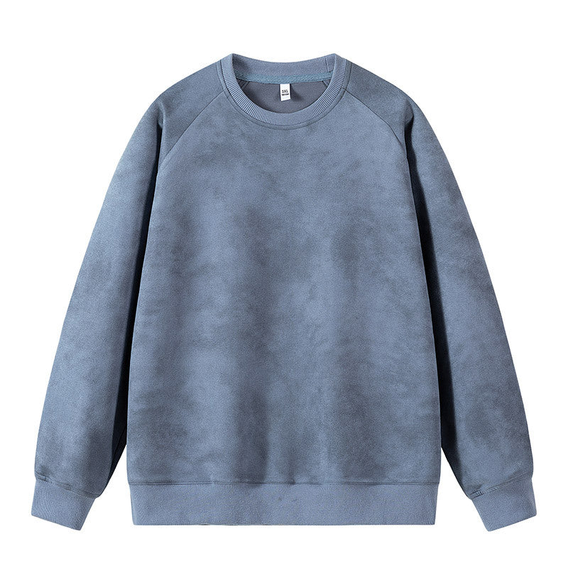 Herren Oversized Sweatshirt mit gebürstetem Fleece-Innenfutter und Vintage-Waschung Echo Archiv