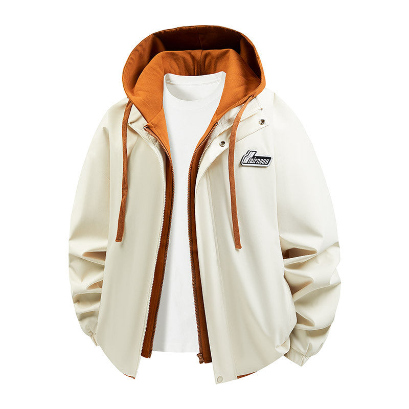 Herren Sportliche Übergangsjacke mit Kapuze Echo Archiv