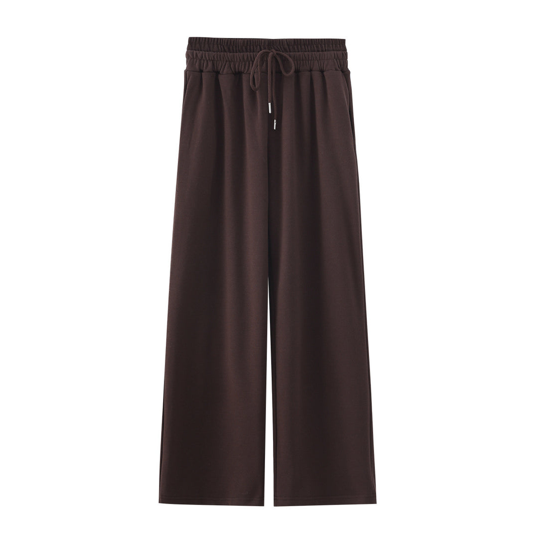 Damen Zweiteiliges Lounge-Set mit kurzem Reißverschluss-Hoodie und weitem High‑Waist-Jogginghose Echo Archiv