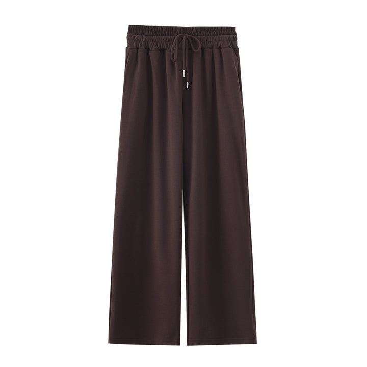 Damen Zweiteiliges Lounge-Set mit kurzem Reißverschluss-Hoodie und weitem High‑Waist-Jogginghose Echo Archiv