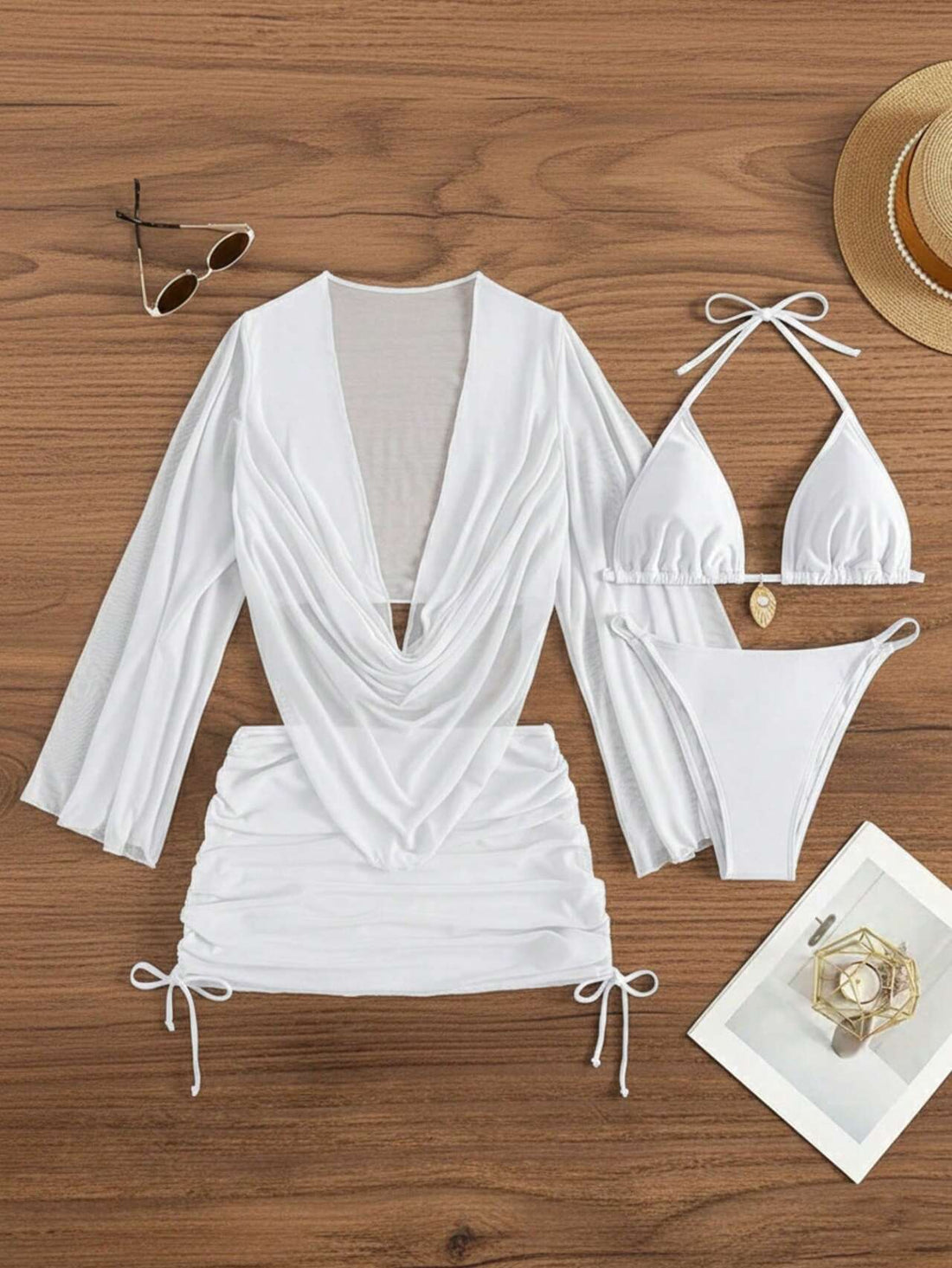 Damen Bikini-Set mit elegantem Wickeloberteil – Maréssa