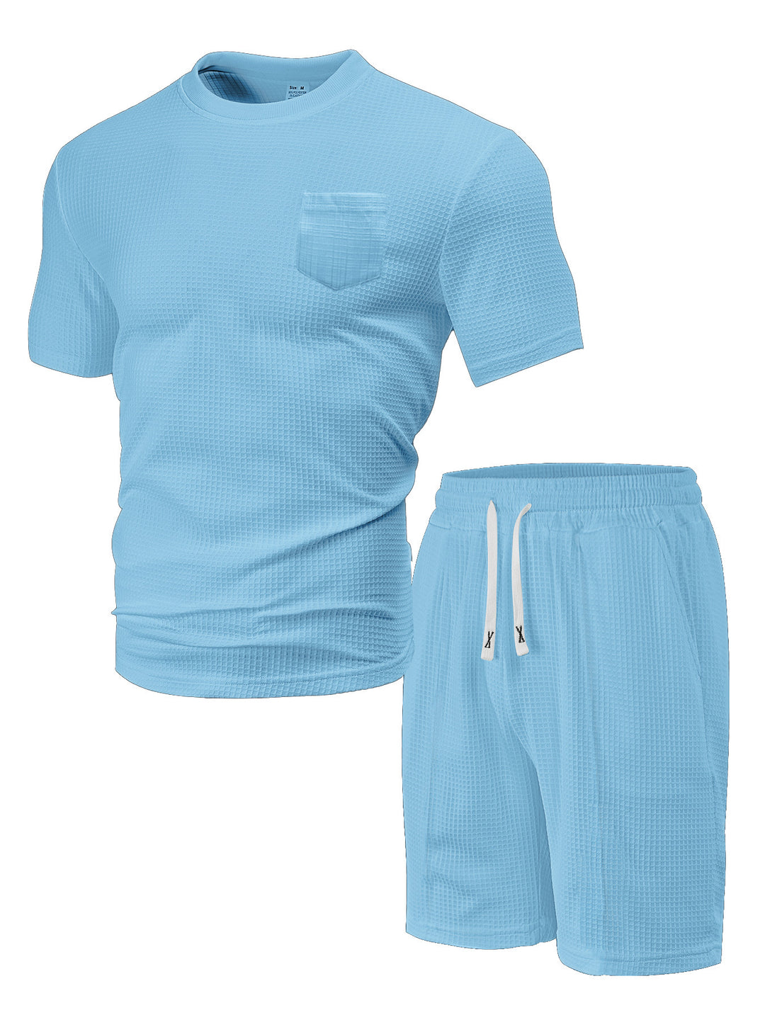 Herren Freizeit-Loungewear Set aus atmungsaktivem Material mit Taschen Echoarchiv