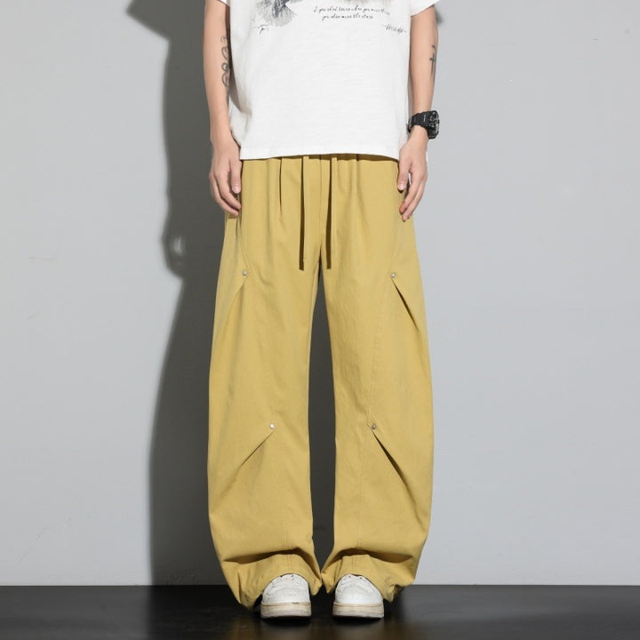 Damen Weite Lagen-Loungehose mit Cargo-Details & elastischem Tunnelzug Echoarchiv