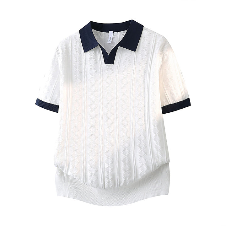 Damen Elegantes Polo-Kurzarmshirt Echo Archiv